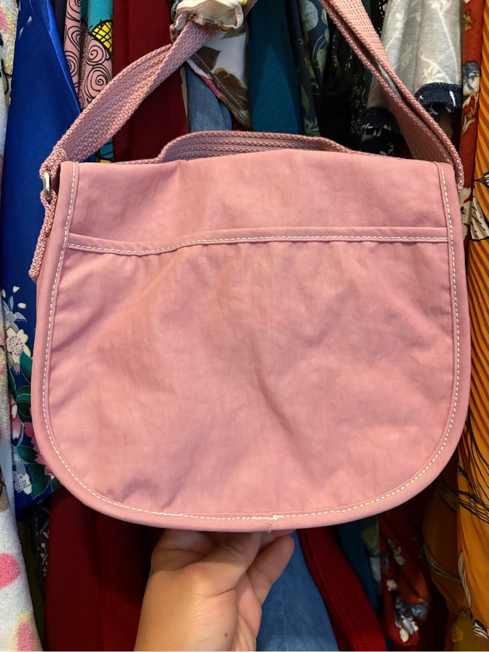 Kipling | Small Finlay Crossbody Bag | Pink - Picture 6 of 16